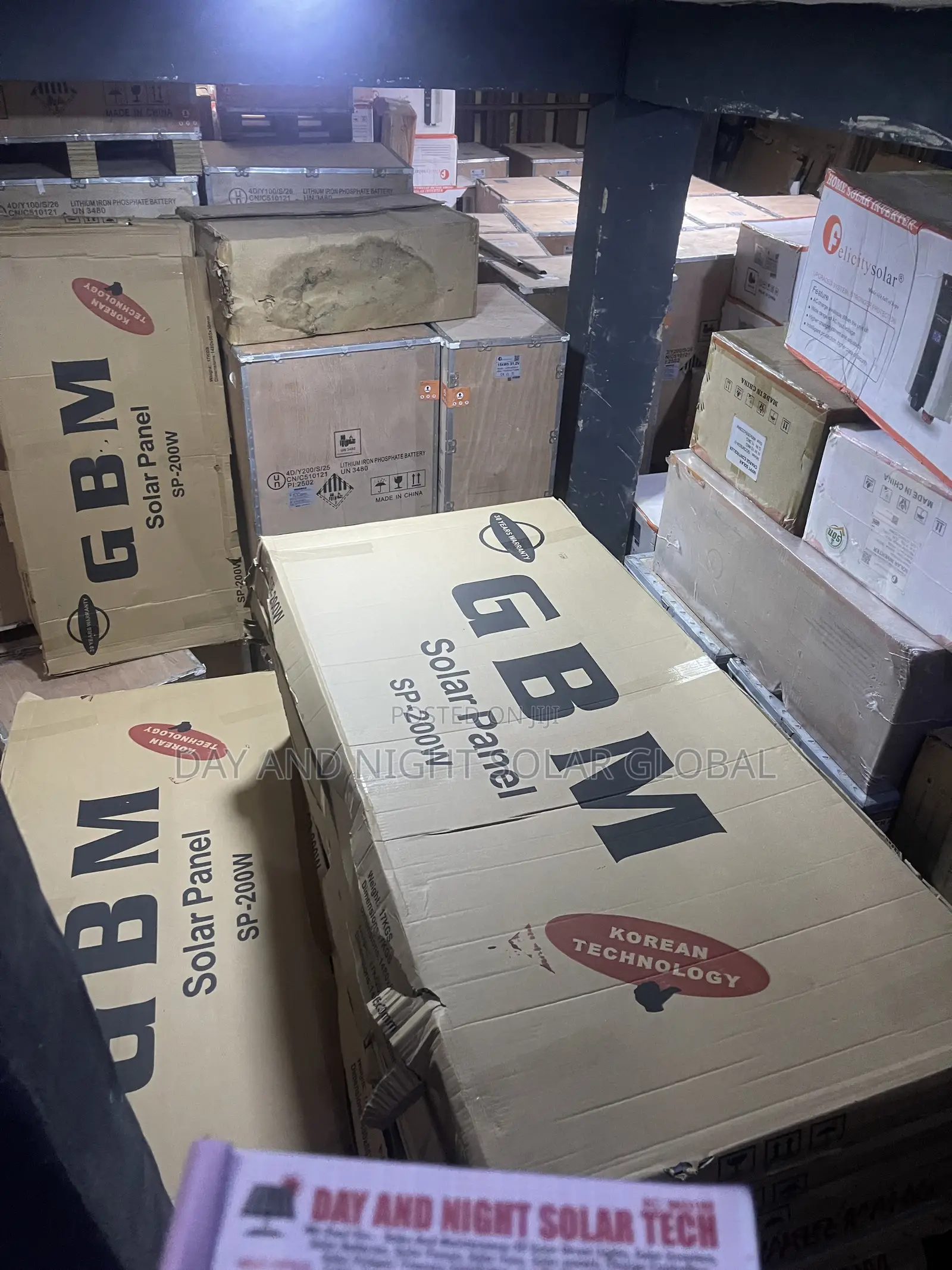 Original GBM 200watts Brand New Solar Panel