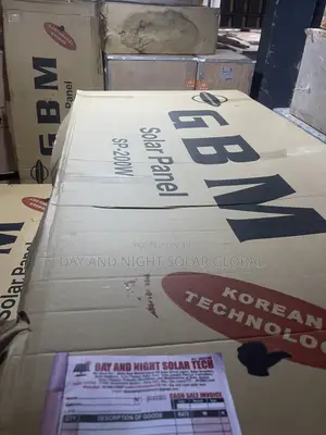 Original GBM 200watts Brand New Solar Panel
