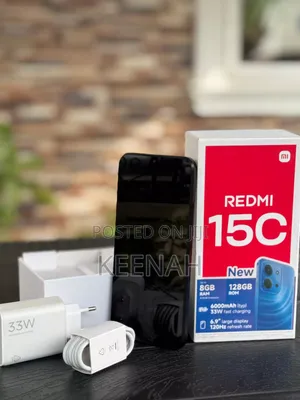New Xiaomi Redmi 15C 4G 128 GB Black