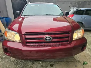 Toyota Highlander V6 2007 Red
