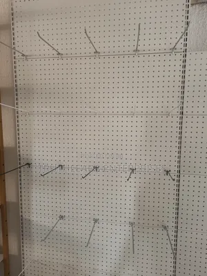 Gondola Display Shelf With Hanging Hooks and Trays