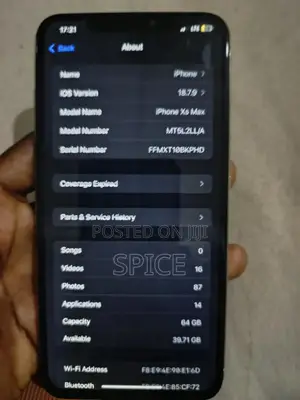 Apple iPhone XS Max 64 GB White