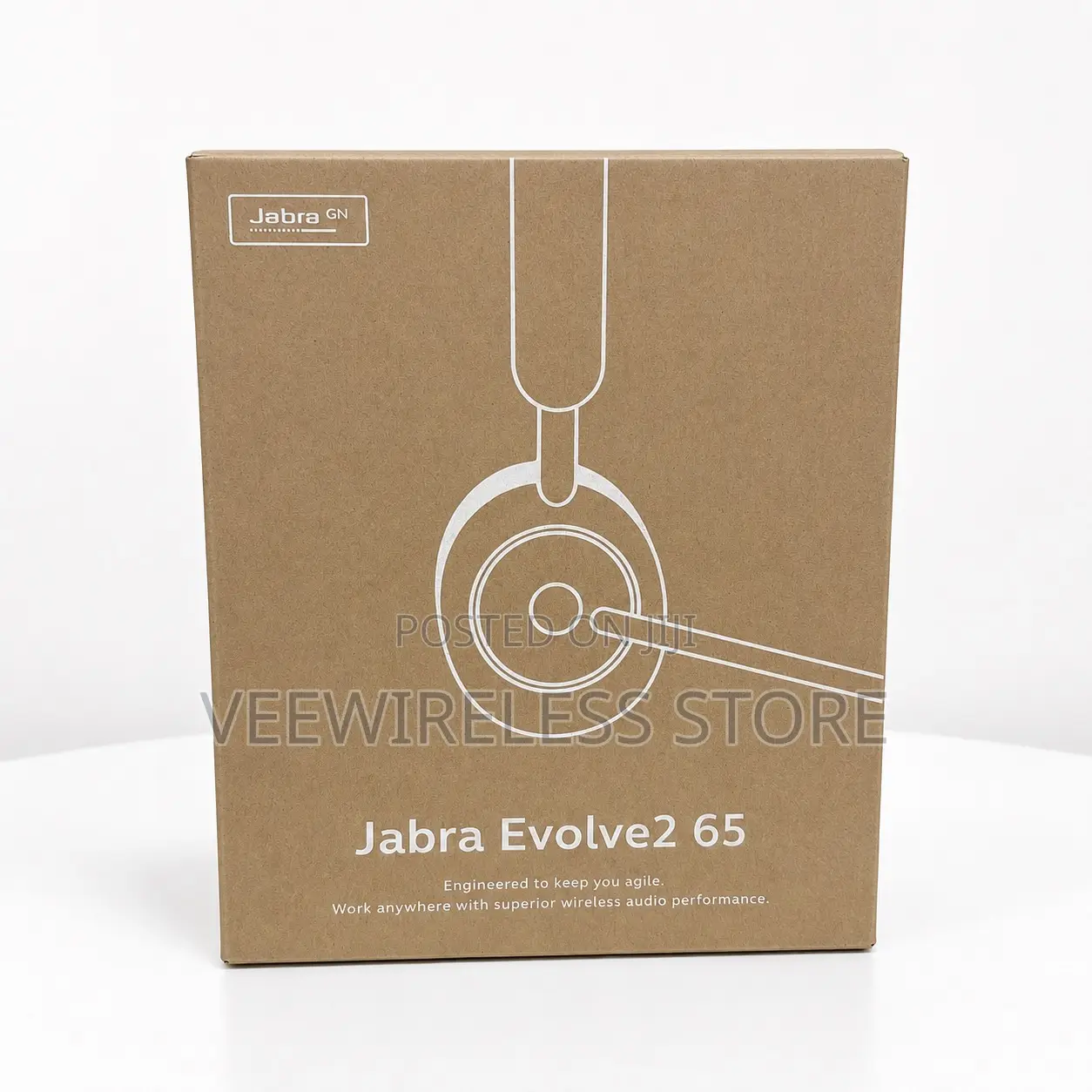 Jabra Evolve2 65 Bluetooth Wireless Headset With Mic