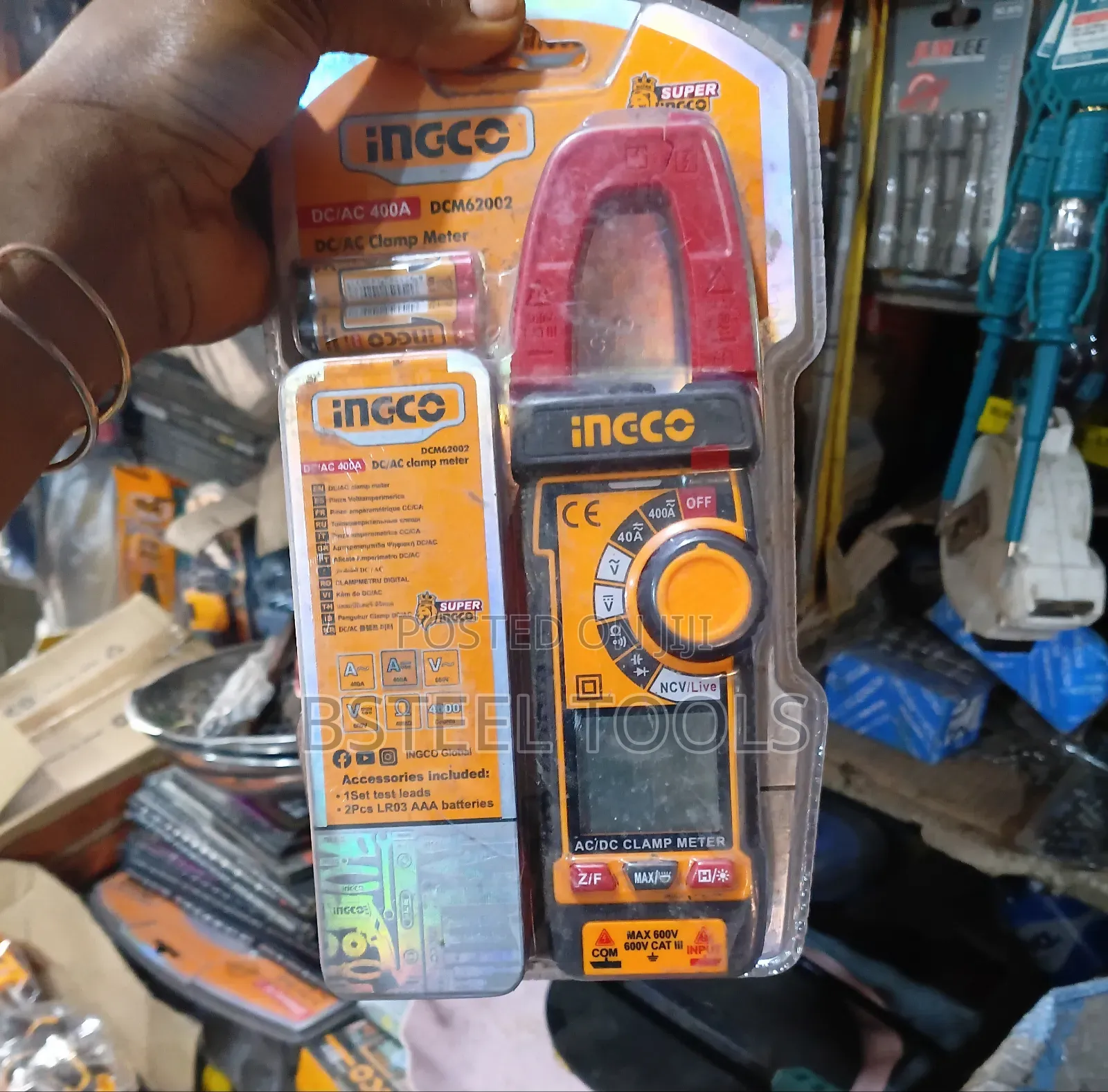 INGCO AC/DC Digital Clamp Meter – Professional Clamp Multimeter