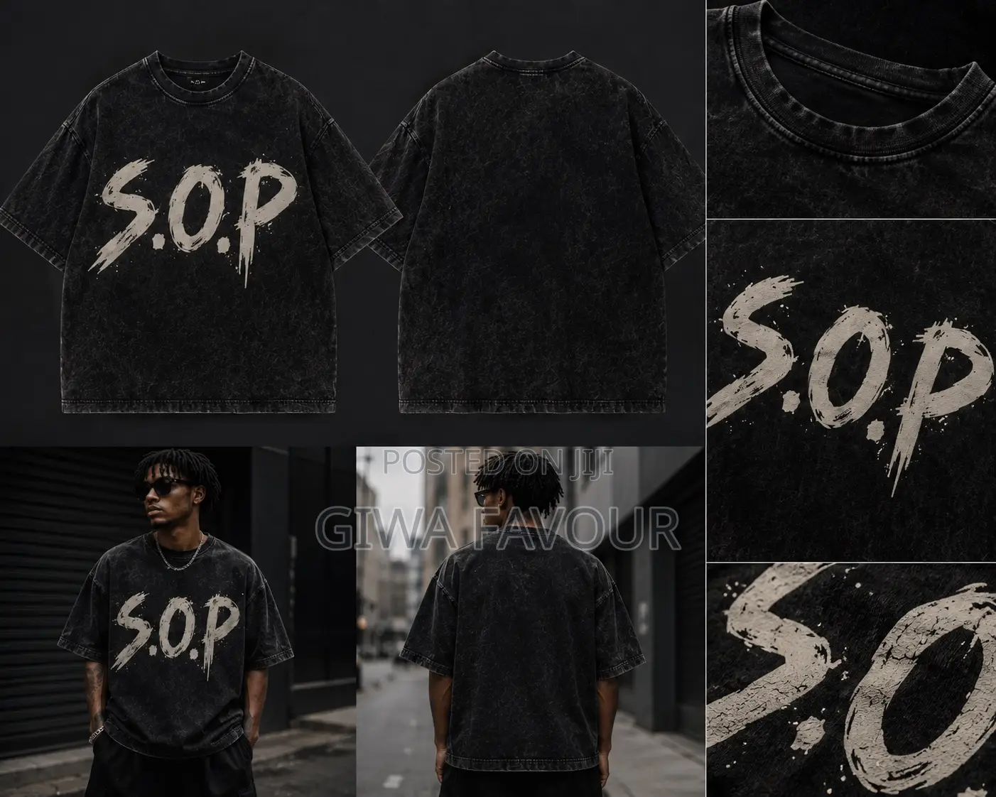 CUSTOMIZED Tee Stone Wash