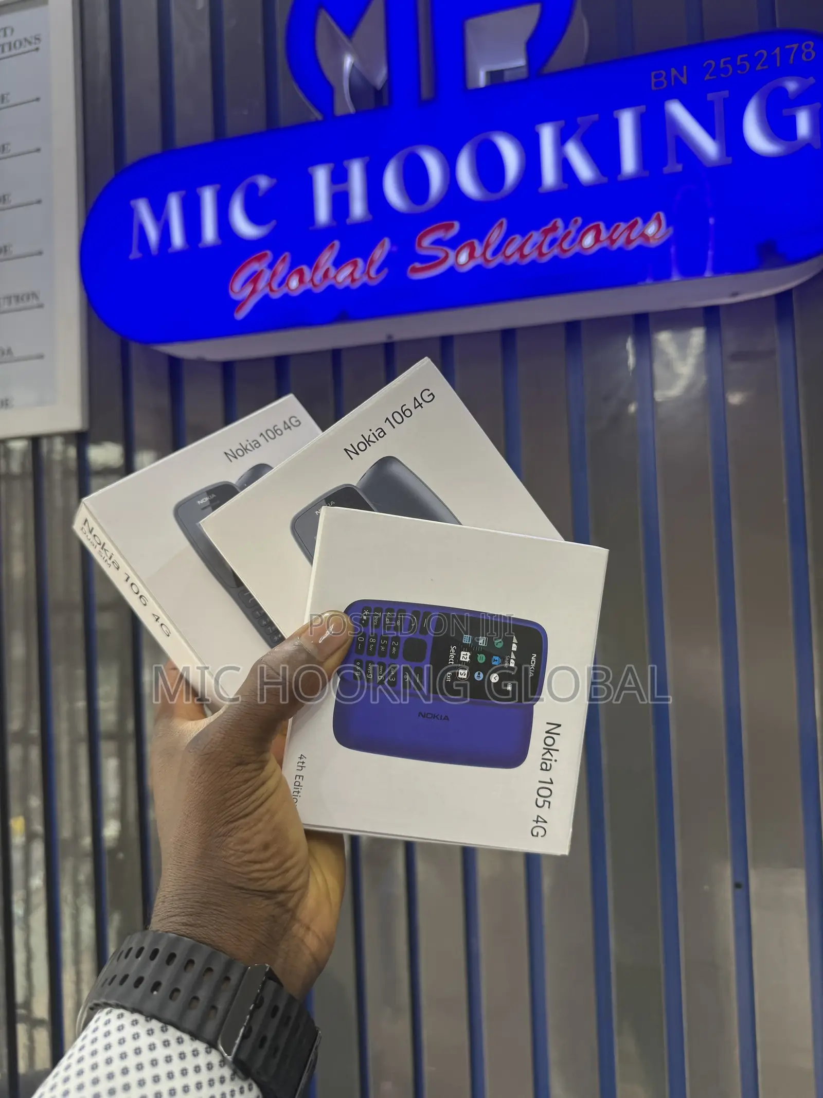 New Nokia 105 4G Gray
