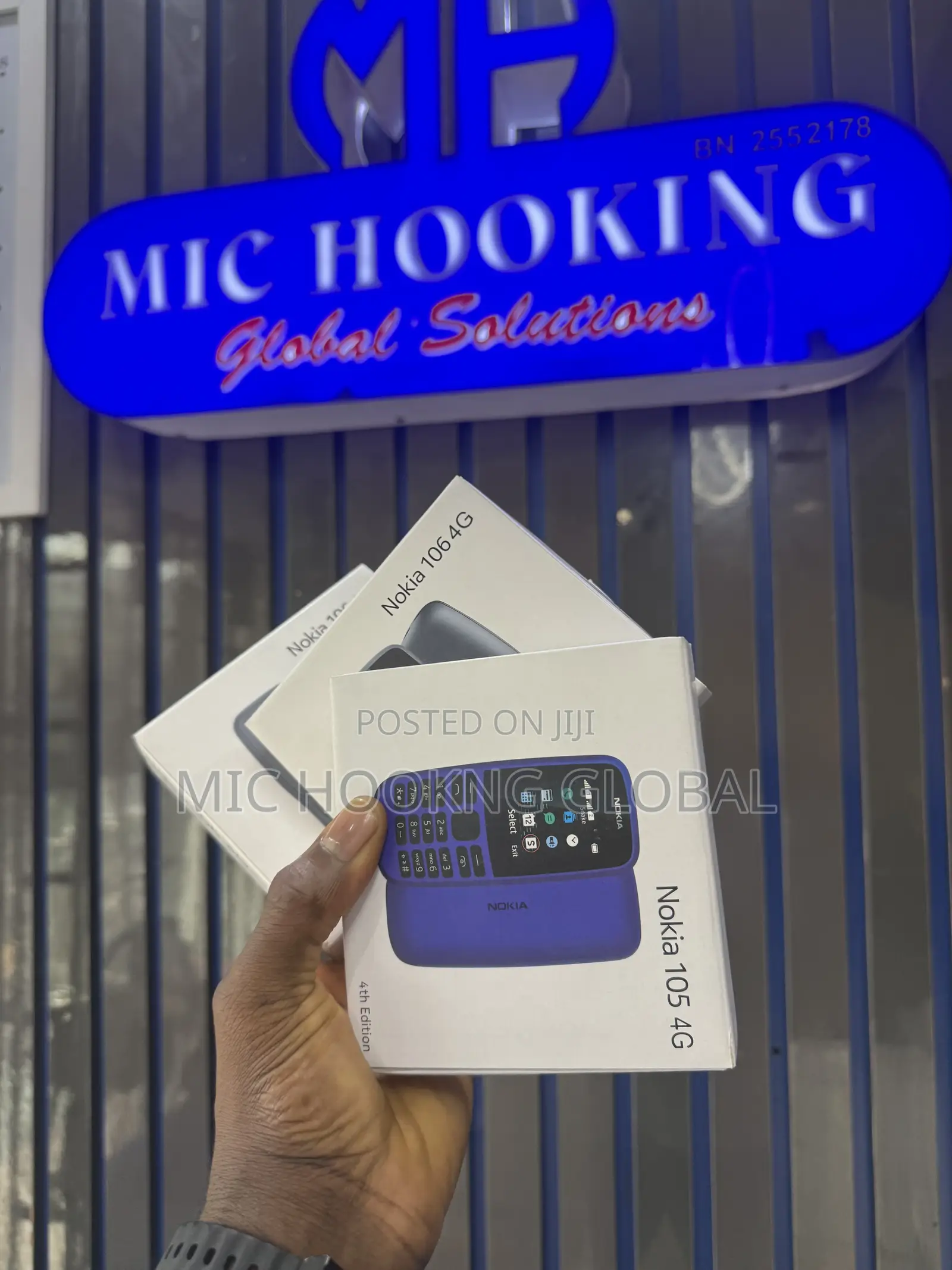 New Nokia 105 4G Gray