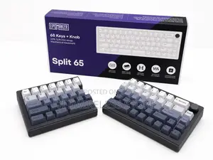 Epomaker Split65 QMK/via Wireless Mechanical Keyboard