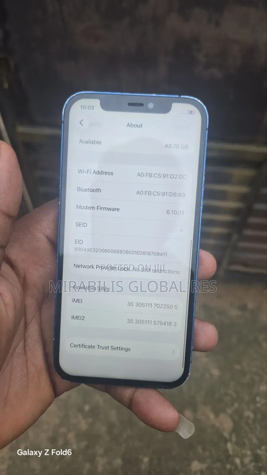 Apple iPhone 12 64 GB Blue