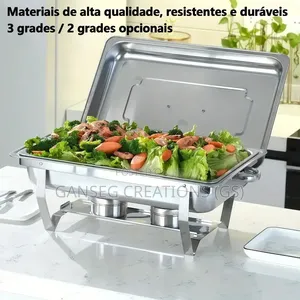 Heavy-Duty 12L Rectangle Buffet Food Warmer – Non-Divided
