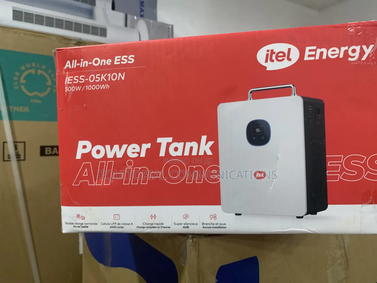 Itel PowerTank Solar Generator With MPPT Charging Technology