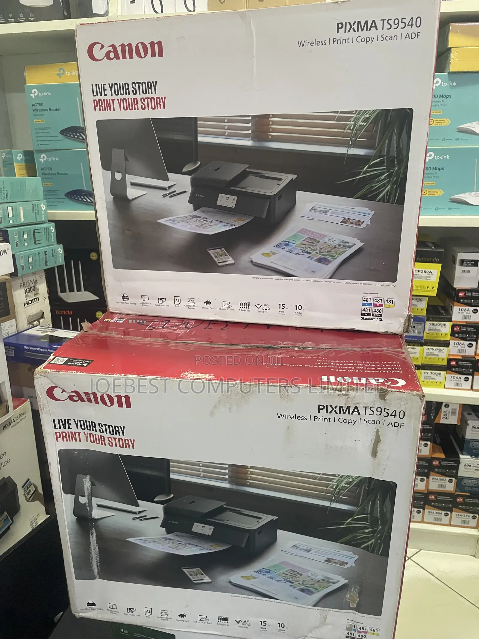 Cannon A3 Pixma Ts9540 Print Scan Copy