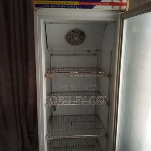 A Long Standing Glass Fridge