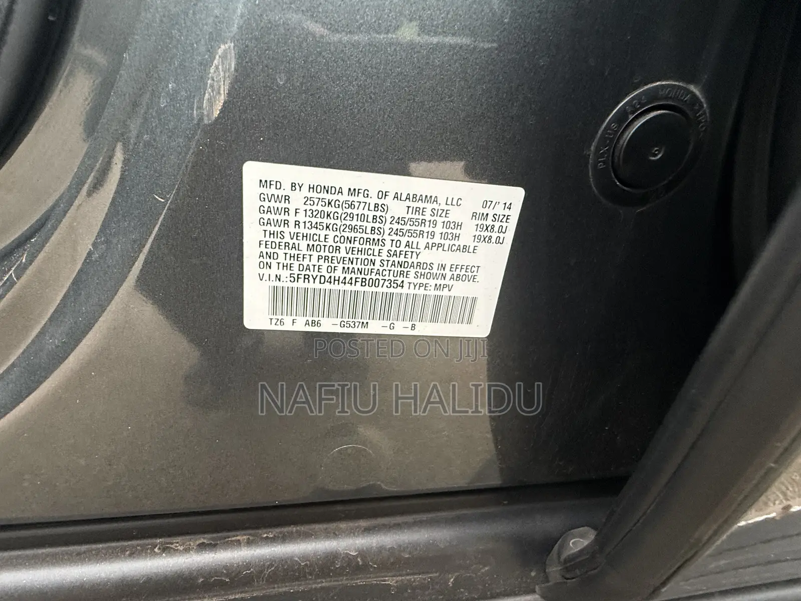 Acura MDX 2015 Green