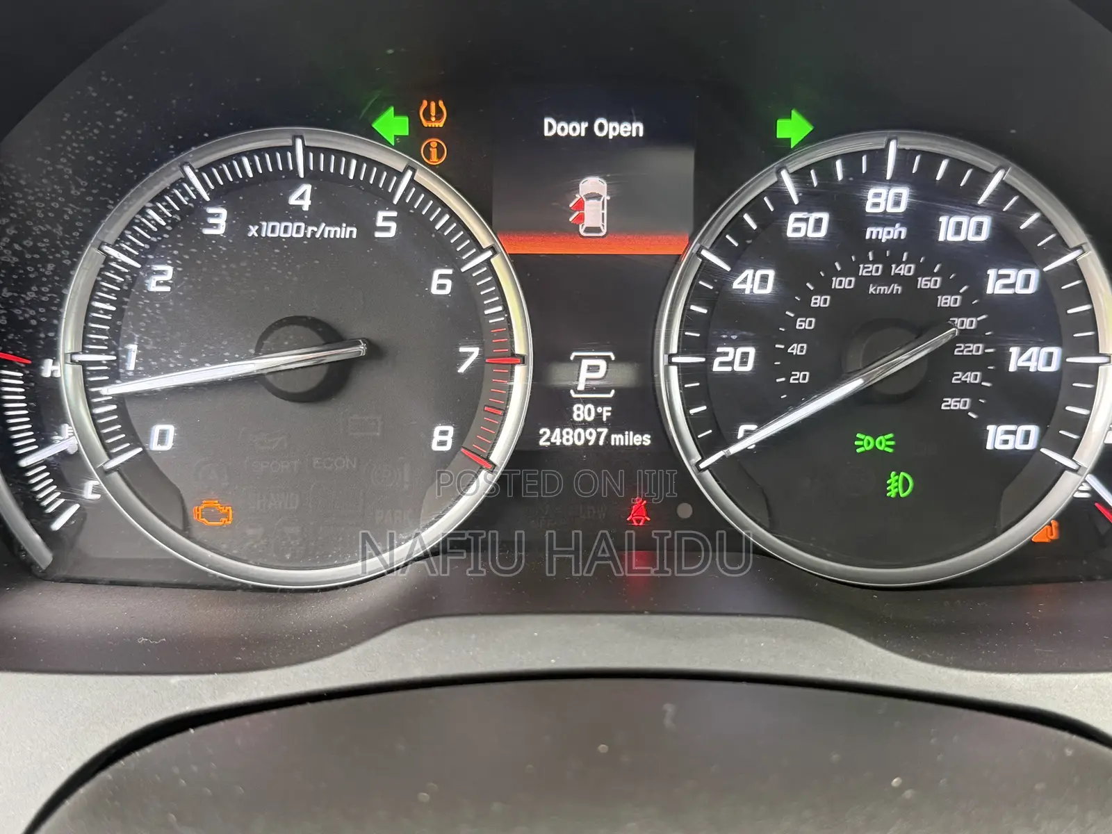 Acura MDX 2015 Green