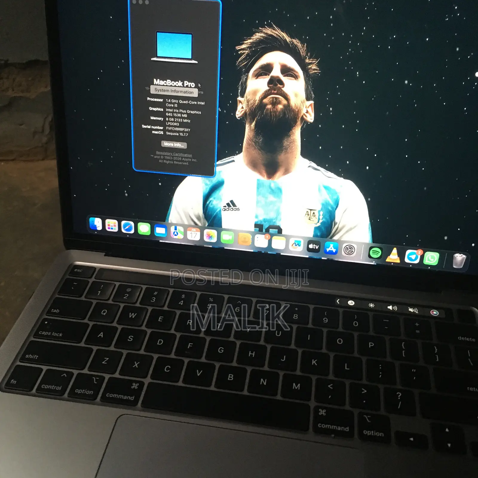 Laptop Apple MacBook Pro 2020 8GB Intel Core i5 SSD 256GB