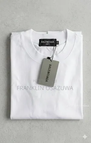 Balenciaga Premium Oversized Unisex Cotton T-Shirt