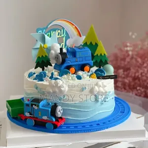 Electric Rail Track Toy Train for Cake Decorating and Kids Play