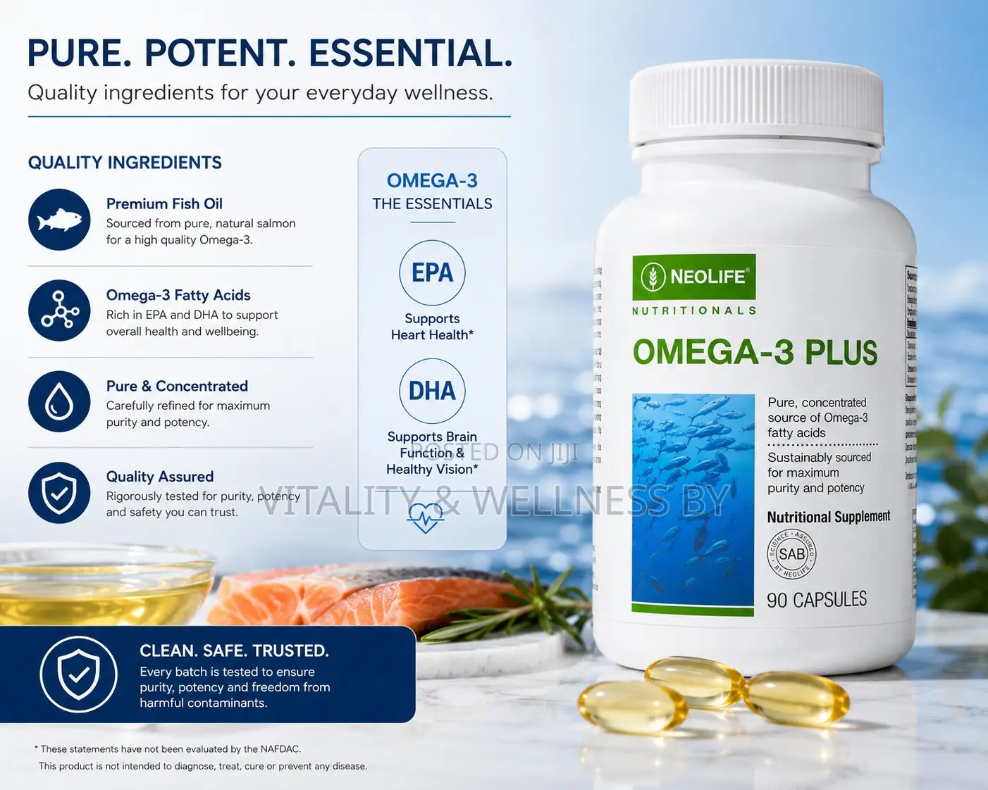 Omega 3 Plus Fish Oil Supplement 90 Capsules