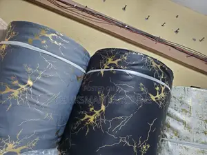 Thick Black and Gold Curtain