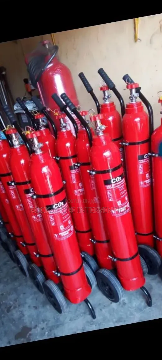 9kg Co2 on Wheel Fire Extinguisher