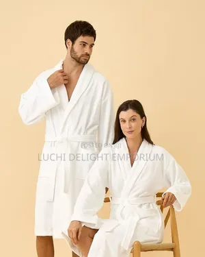 Premium Unisex Hotel Bathrobe – Soft Absorbent