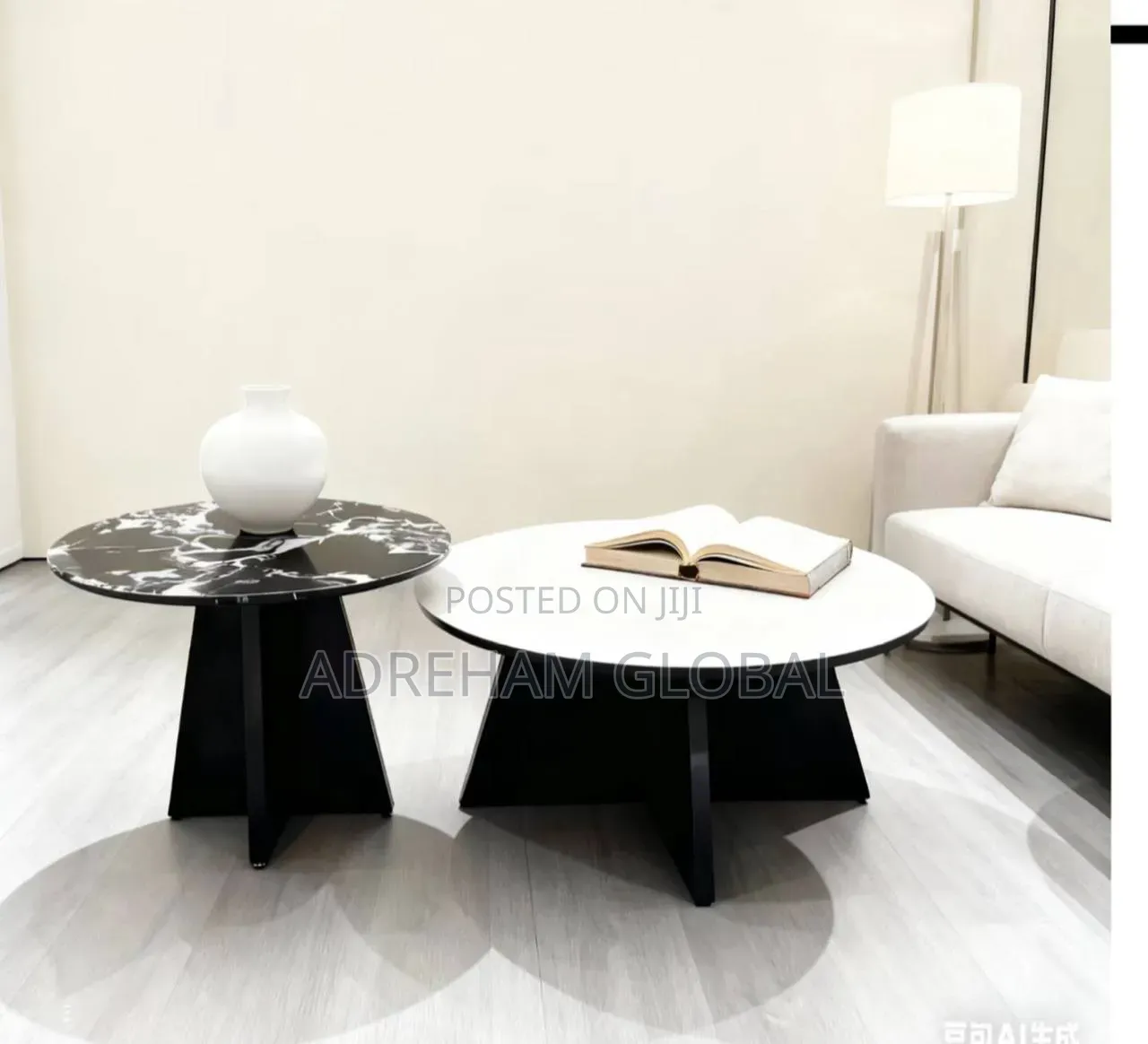 Modern Table Set for Living Room, Large and Small