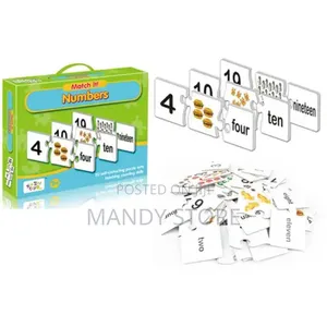 Educational Card Game Match Letter Spelling