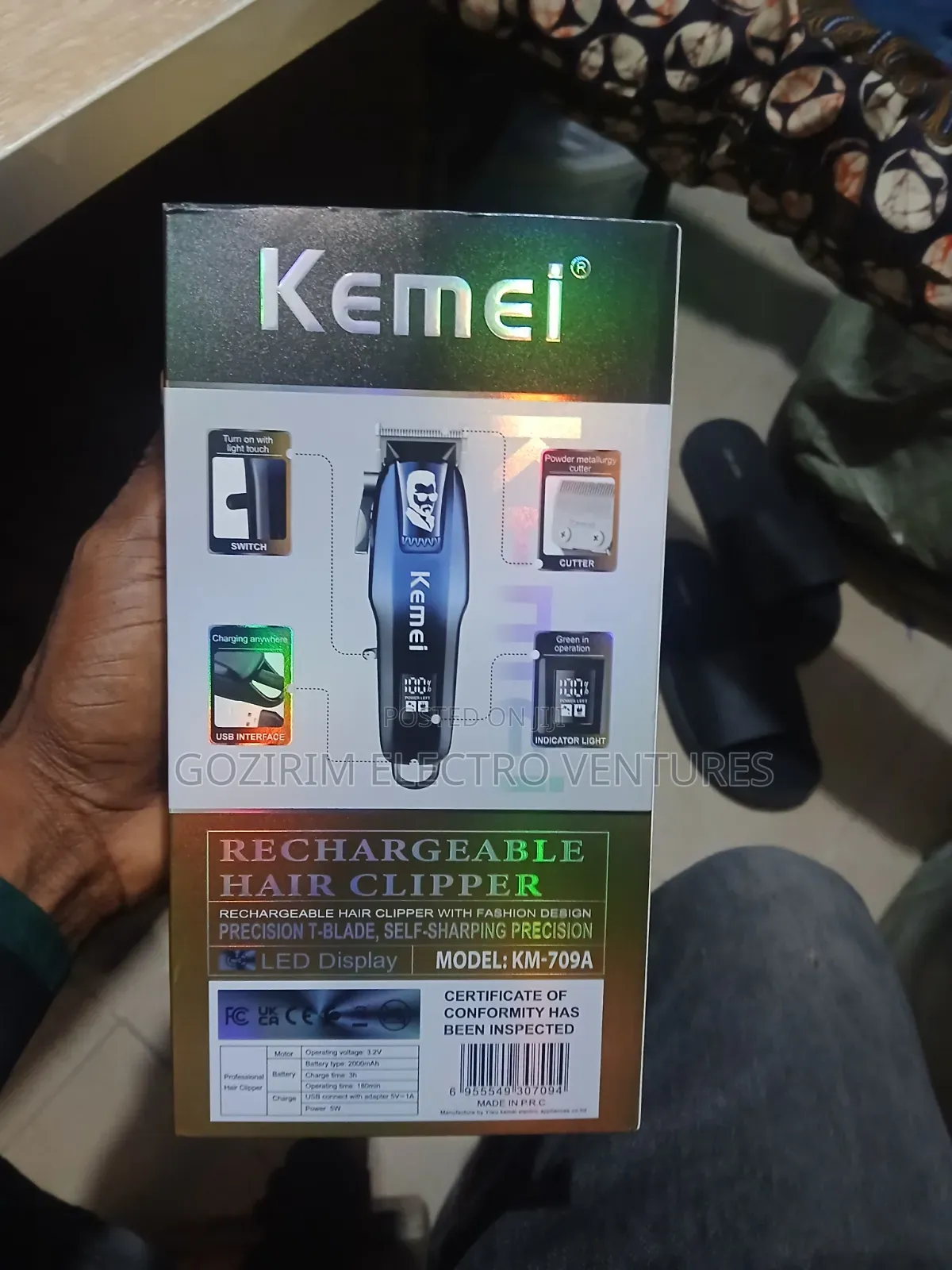Kemi Rechargeable Clipper