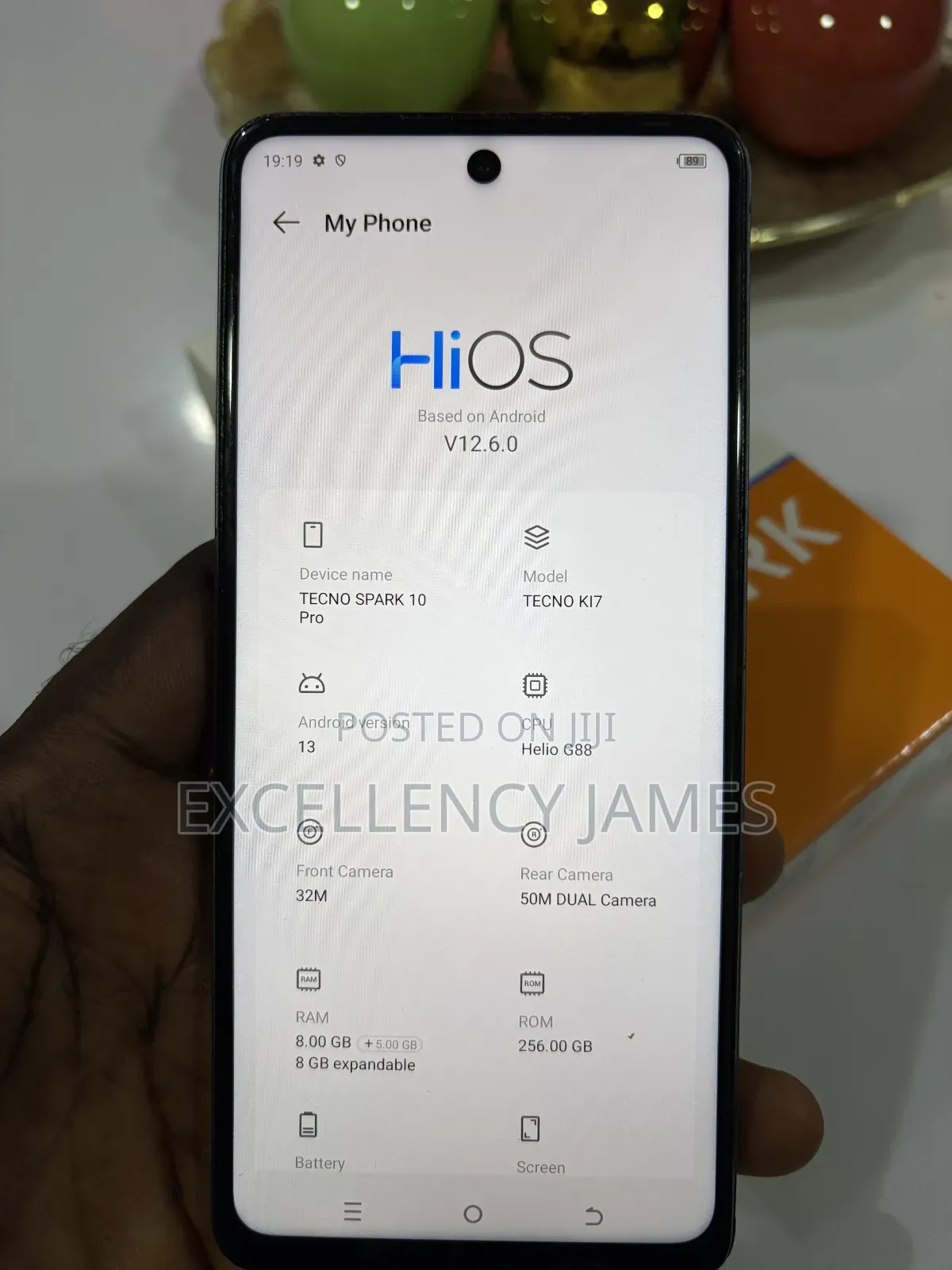Tecno Spark 10 Pro 256 GB Blue