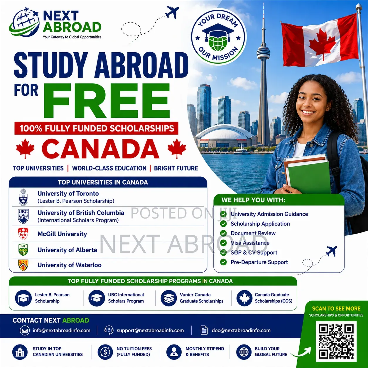 Study Abroad for Free