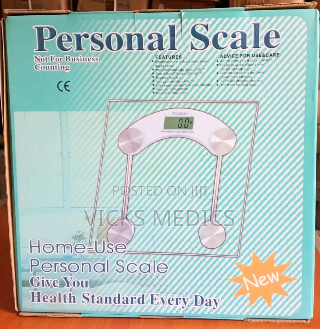 Personal Bathroom Scale (Glass)
