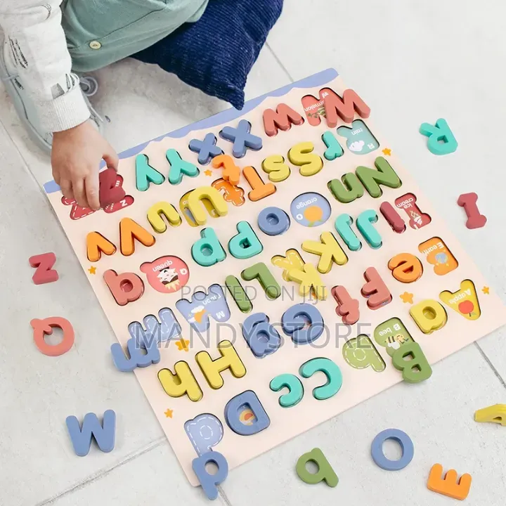 Alphabet Puzzles Board Kids Learning