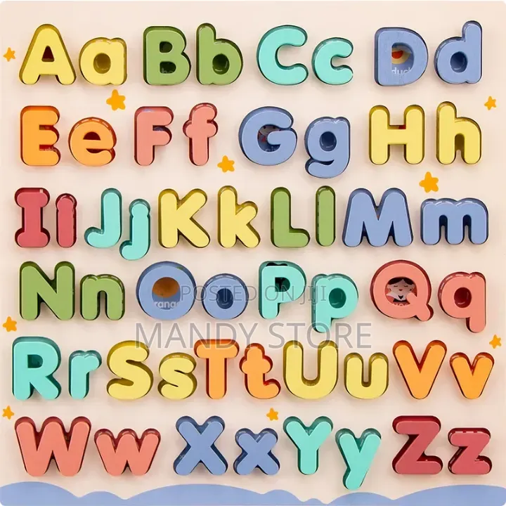 Alphabet Puzzles Board Kids Learning