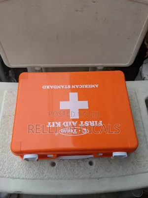 Plastic/Metal Fully Kitted First Aid Box