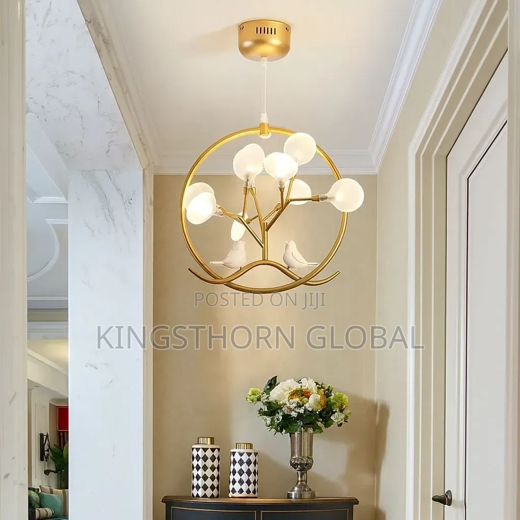 Modern Bird Ring Chandelier Ceiling Light