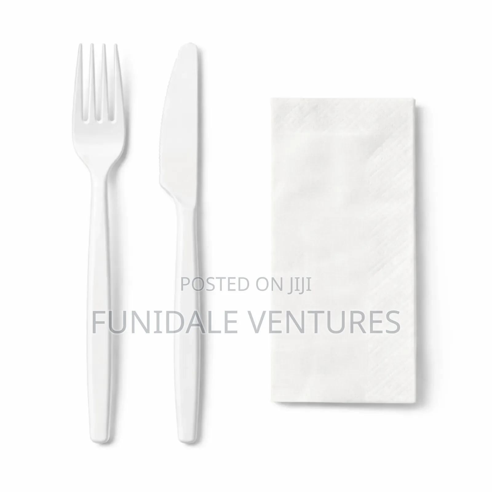 50pcs Individually Wrapped Cutlery Set