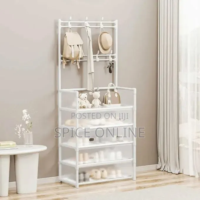 XVIP EXCLUSIVE White Multifunctional Shoe Rack