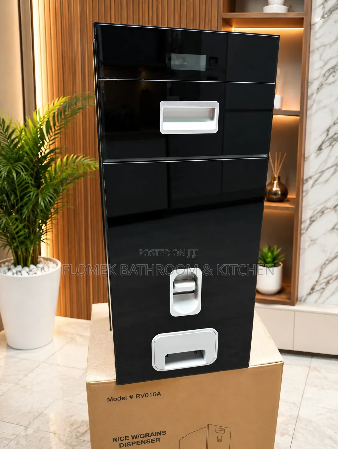 Rice Grains Storage Dispenser – Multi-Compartment Kitchen Organizer
