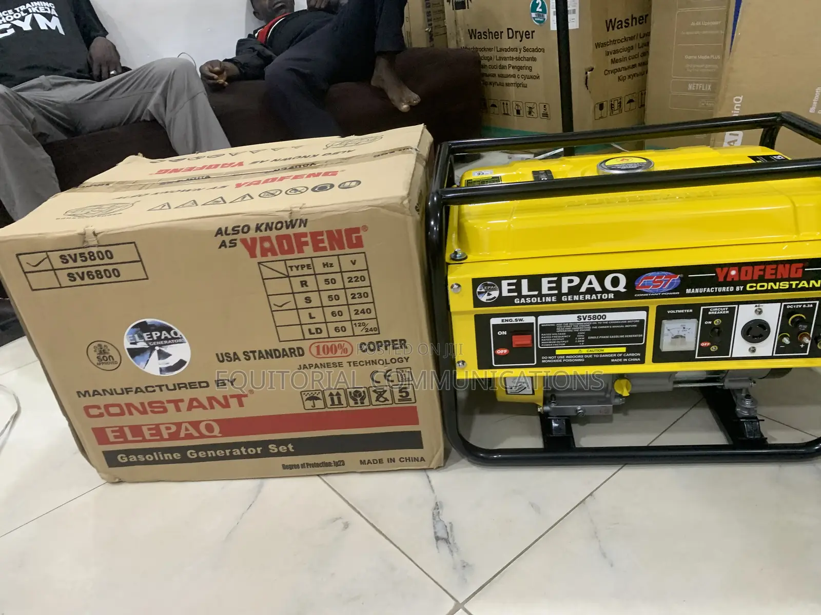 Elepaq SV5800 Constant Generator – Long-Lasting Power Backup Solution