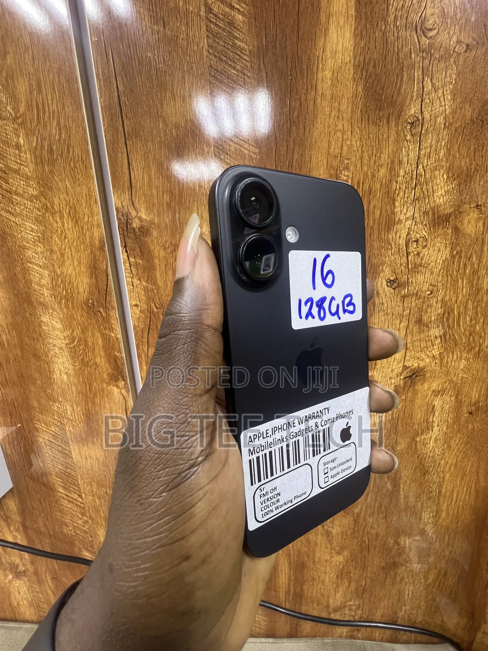 Apple iPhone 16 128 GB Black