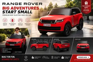 Red Color Rechargeable Licensed Range Rover Ride-on Car for Children
