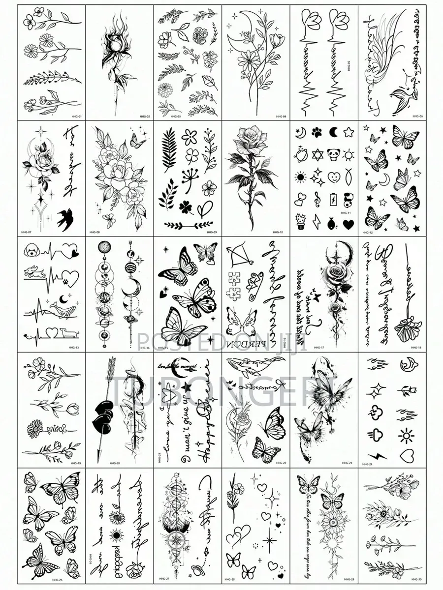 Waterproof Temporary Tattoo Stickers – Realistic Fake Tattoos