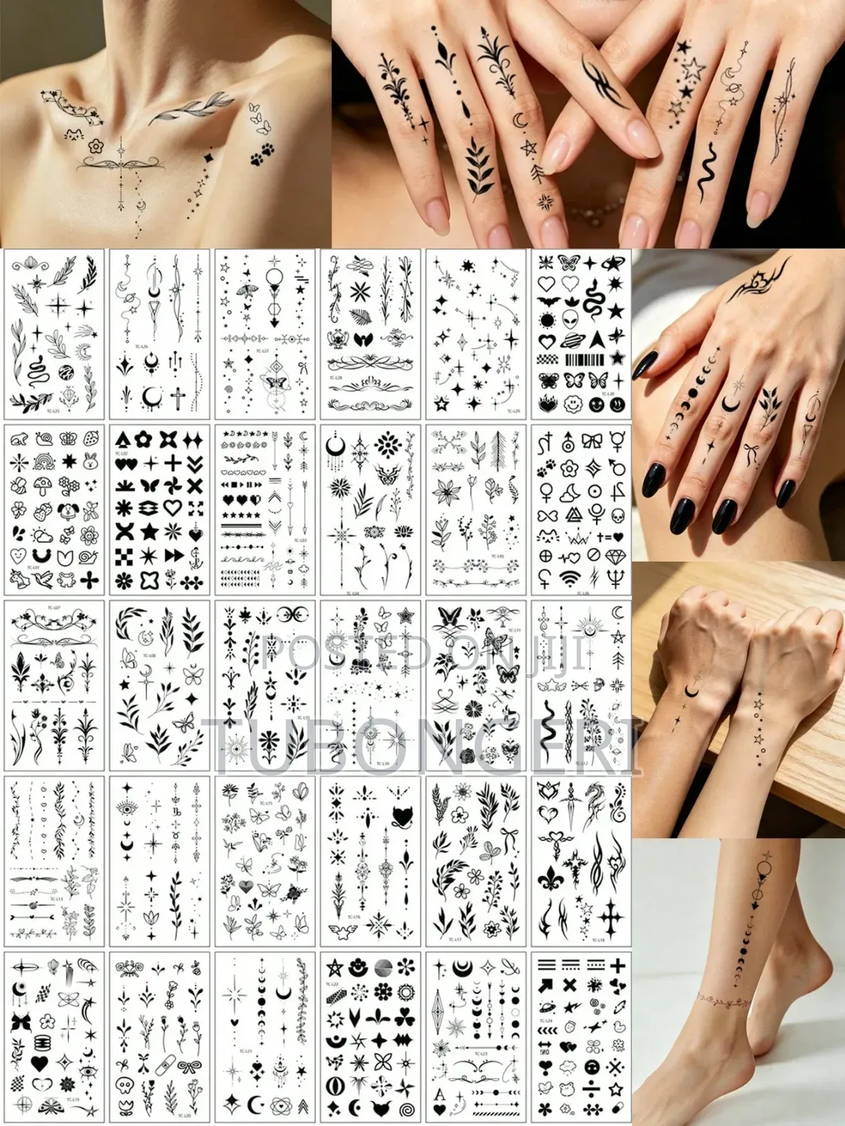 Waterproof Temporary Tattoo Stickers – Realistic Fake Tattoos