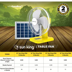 Sun King Table Fan