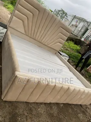 6 by 6 Padded Bedframe Available for Instant Pickup