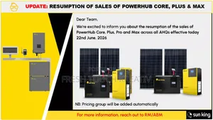 Sunking Power Hubs Inverter and Solar Freezer