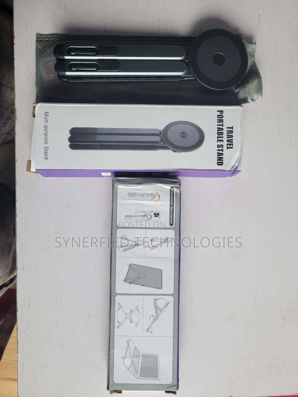 Foldable Laptop Stand Adjustable Aluminum Riser Multi-Purpose Stand