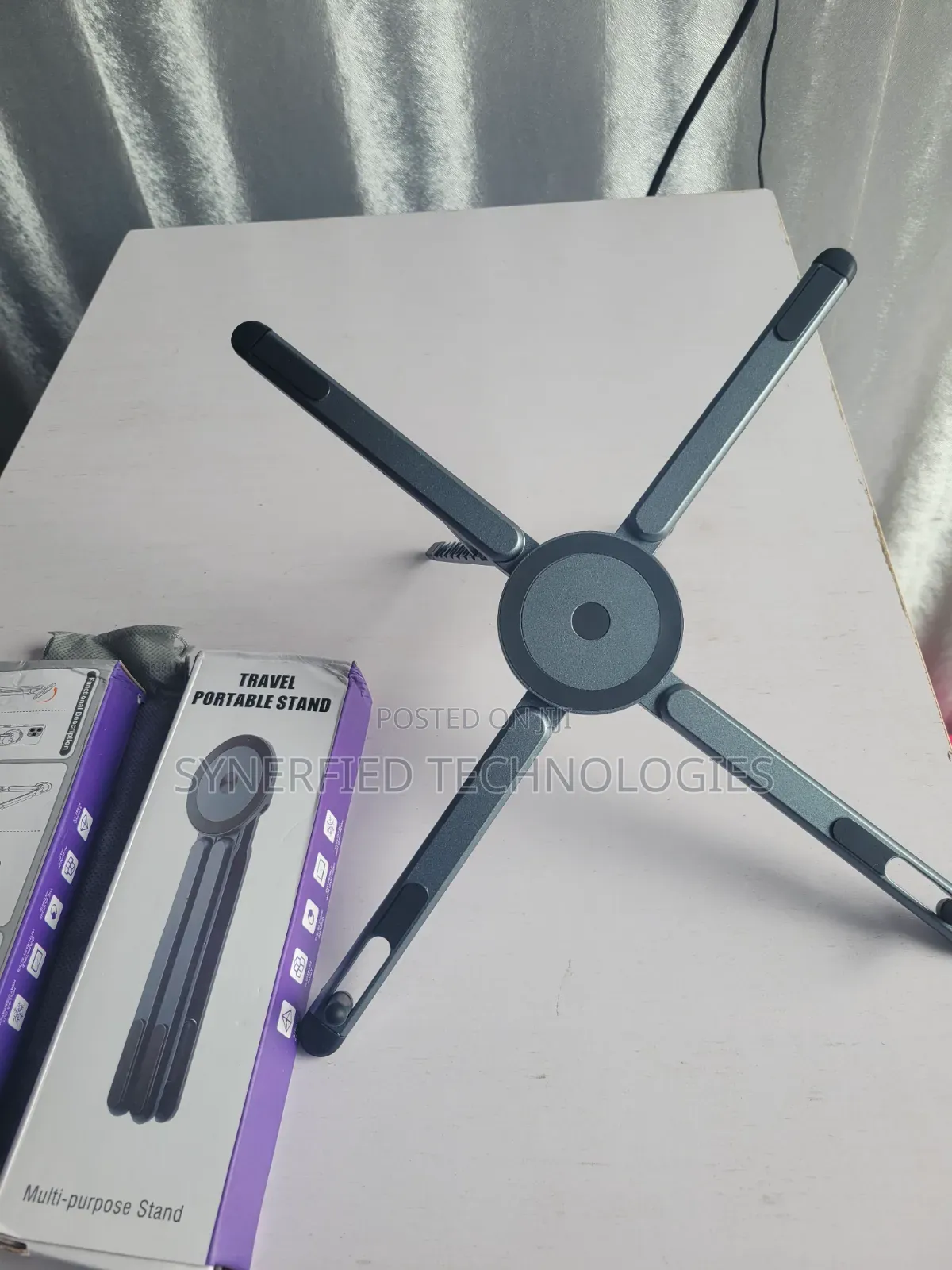 Foldable Laptop Stand Adjustable Aluminum Riser Multi-Purpose Stand