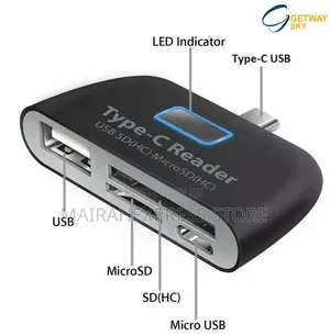 Generic 4-in-1 OTG Card Reader.